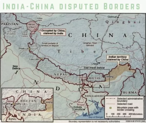 India-China border dispute timeline