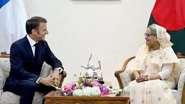 Macron's Dhaka Visit