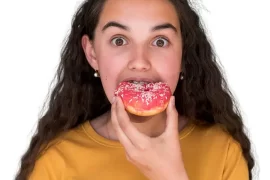 Eating with braces