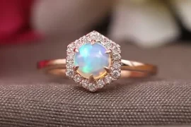 Opal Engagement Rings