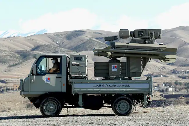 Iran's missile defense system Azarakhsh 