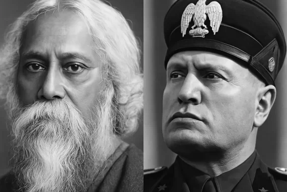 Mussolini met Tagore