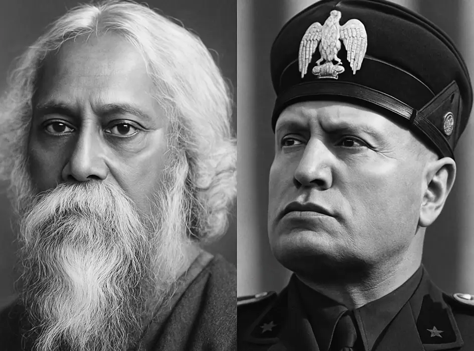 Mussolini met Tagore